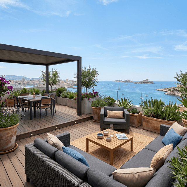 Condo avec rooftop — Bonneveine